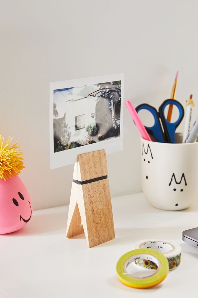 Wood Clip Print Hanger Urban Outfitters