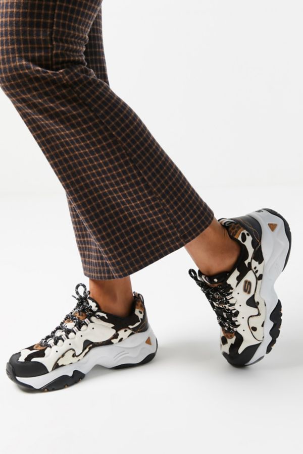 Skechers Uo Exclusive D Lites 3 Cow Print Sneaker Urban