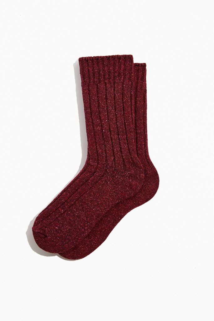 American Trench Wool And Silk Crew Sock Urban Outfitters