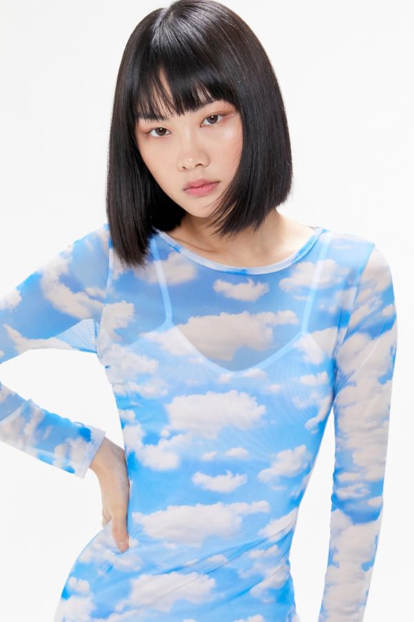 Daisy Street Cloud Mesh Bodycon Mini Dress | Urban Outfitters