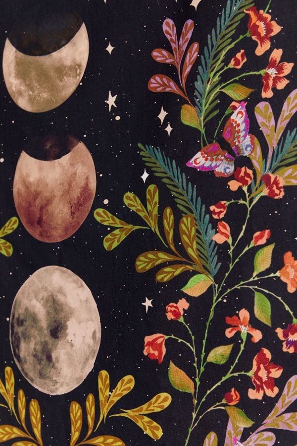 Moonlit Garden Tapestry Urban Outfitters
