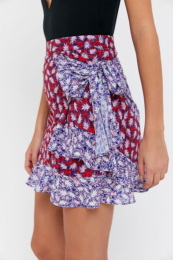 The East Order Anouk Wrap-Front Mini Skirt | Urban Outfitters Canada
