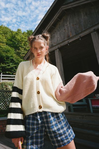truly madly deeply piper slouchy balloon sleeve cardigan