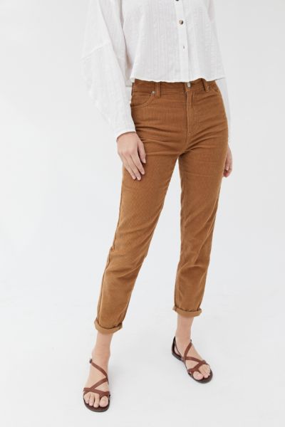 women's high rise corduroy pants