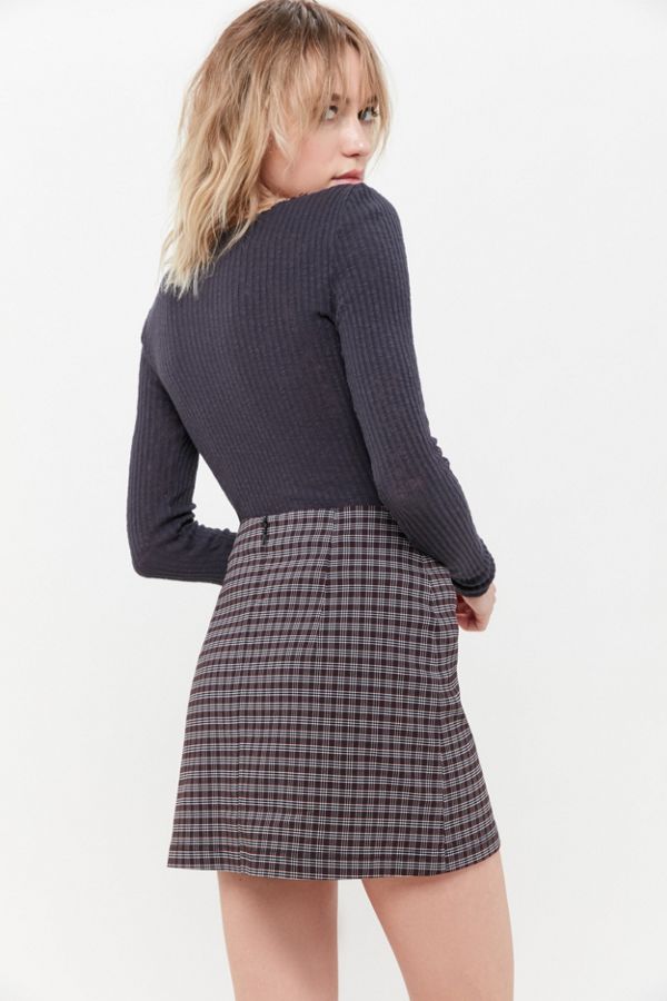 UO Darren Notched Pelmet Mini Skirt | Urban Outfitters