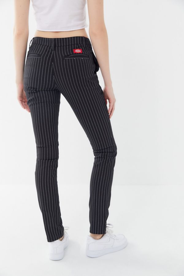 dickies slim stripe work pant