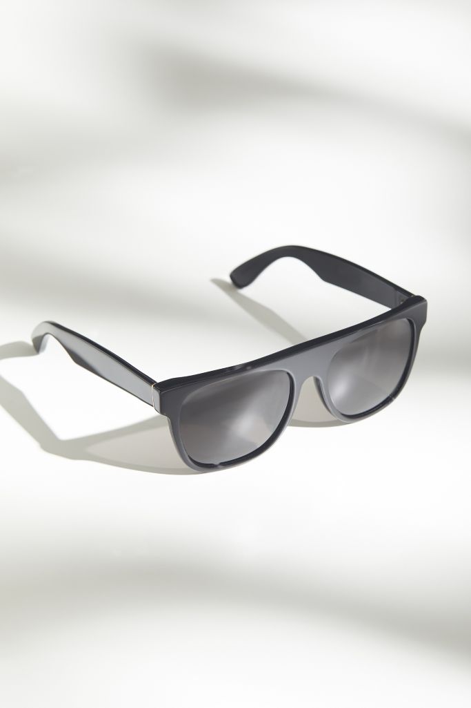 Retrosuperfuture Flat Top Black Sunglasses Urban Outfitters 