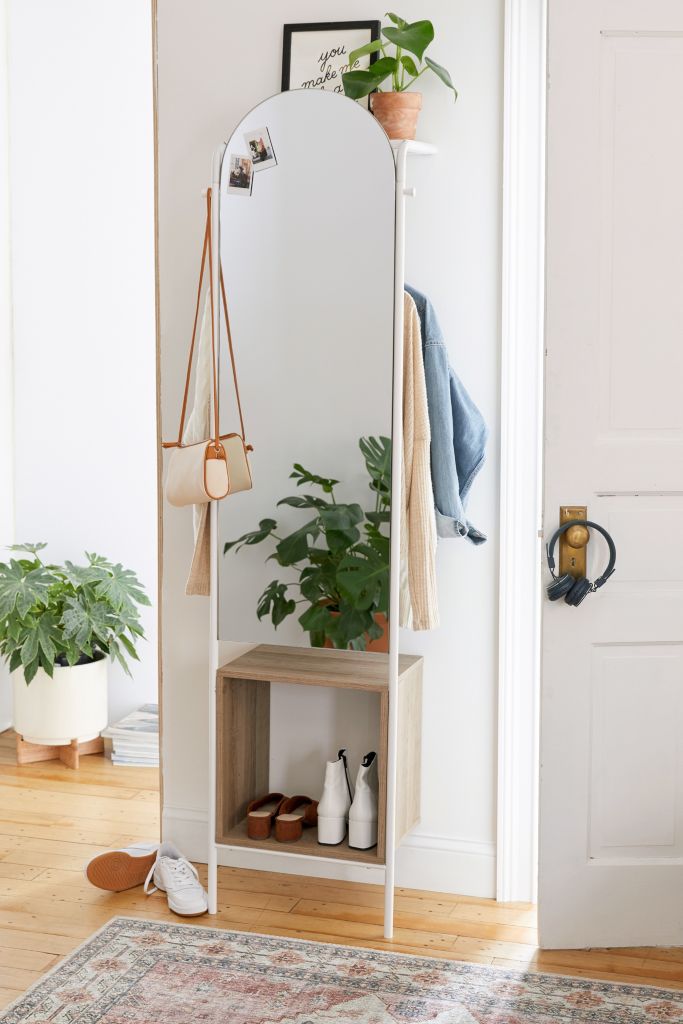 Rooney Entryway Storage Mirror Urban Outfitters
