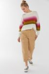 UO Sofia Striped Brushed Knit Sweater | Urban Outfitters