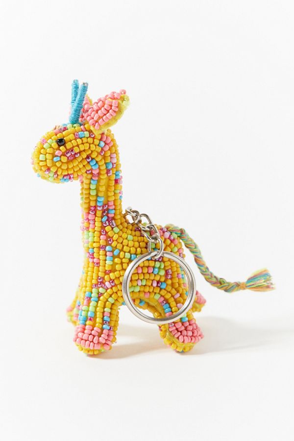 Beaded Animal Keychain Urban Outfitters
