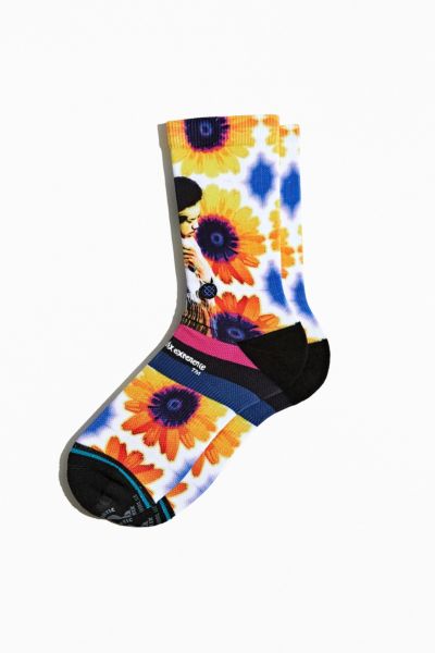 Stance Jimi Hendrix Sunflowers Crew Sock | Urban Outfitters