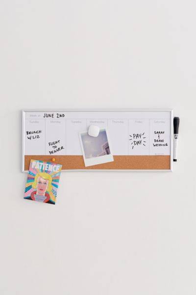 Weekly Calendar Dry Erase Board Urban Outfitters