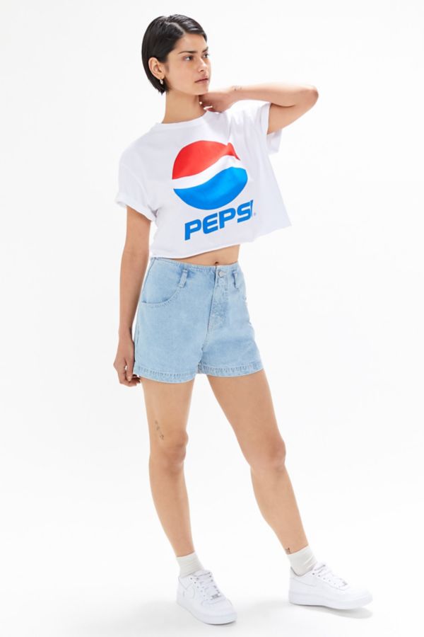 Pepsi Cutoff Cropped Tee Urban Outfitters