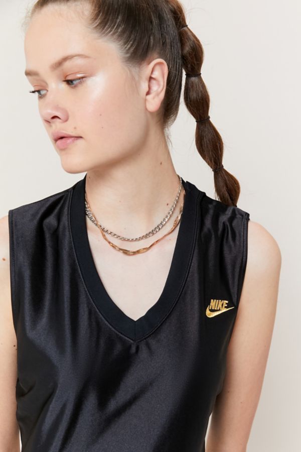 Nike Glam Dunk Snap Button Wide Leg Jumpsuit | Urban Outfitters