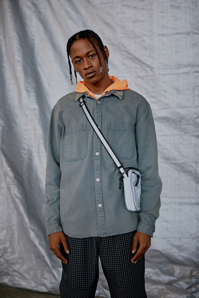 bdg meadowland denim track jacket