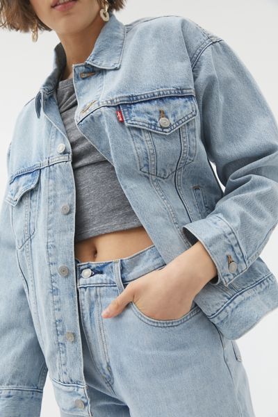 levi's dad denim trucker jacket