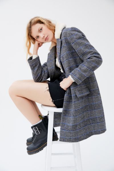 levi's plaid coat