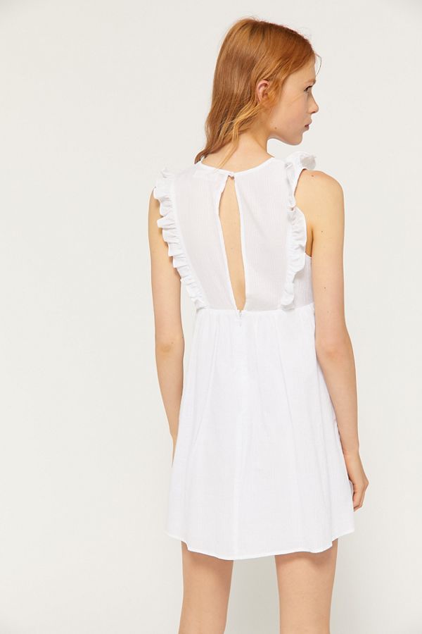 UO Chloe Ruffle Babydoll Dress Urban Outfitters Canada