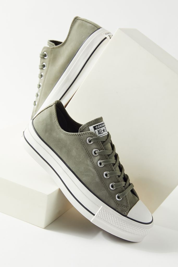 Converse Chuck Taylor All Star Leather Platform Sneaker Urban Outfitters