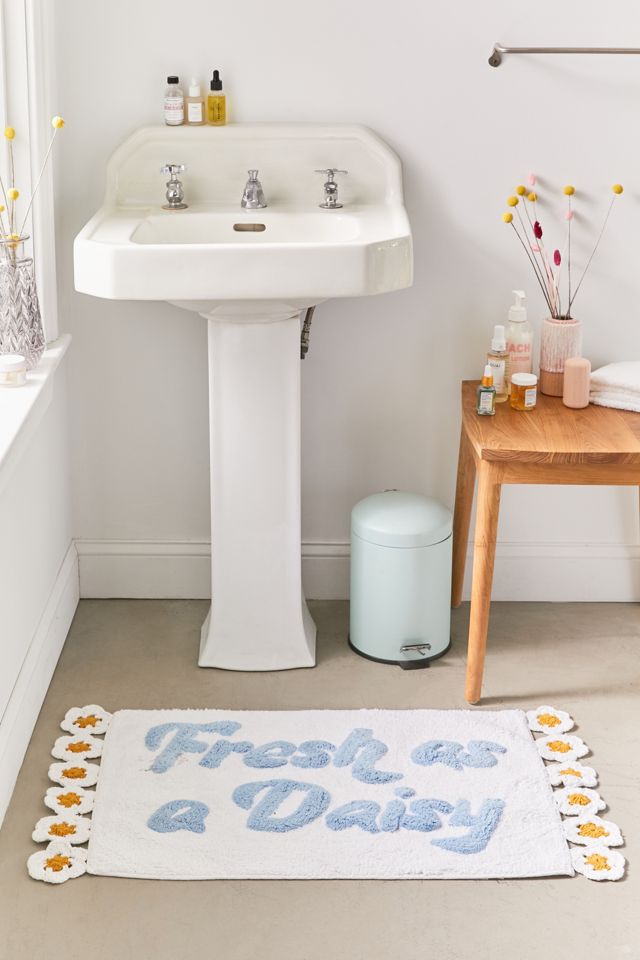 Fresh As A Daisy Bath Mat Urban Outfitters