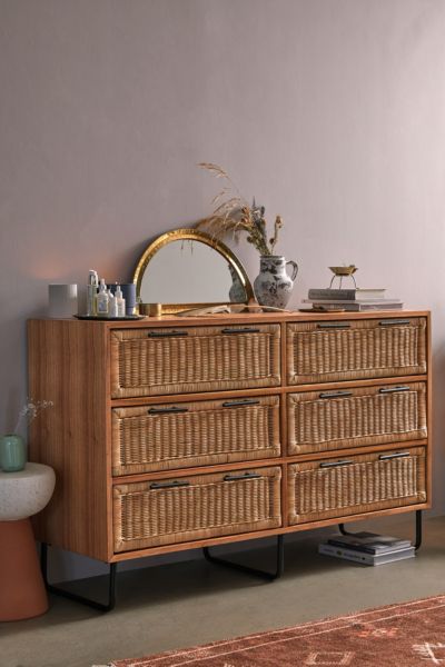 Mikko 6 Drawer Dresser Urban Outfitters