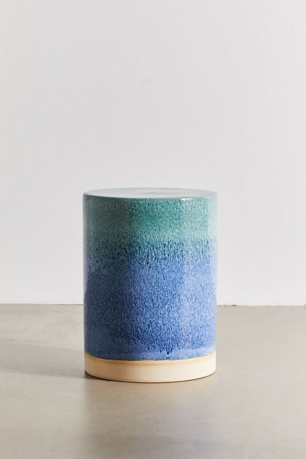 Ceramic Drum Side Table Urban Outfitters