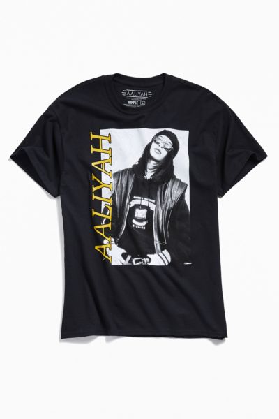 aaliyah spray paint shirt