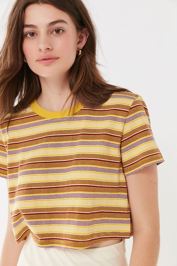 UO Boxy Striped Best Friend Tee | Urban Outfitters