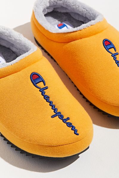 yellow champion slippers
