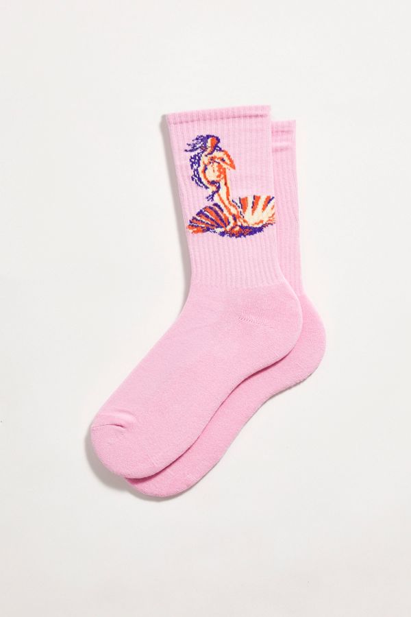 Art Print Sport Crew Sock Urban Outfitters