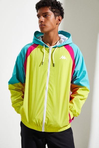 kappa yellow windbreaker