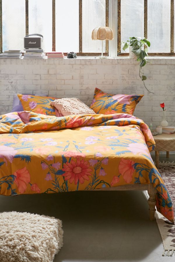 Krista Scarf Floral Duvet Cover Urban Outfitters