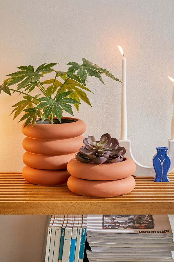 Slide View: 1: Areaware Tall Stacking Planter