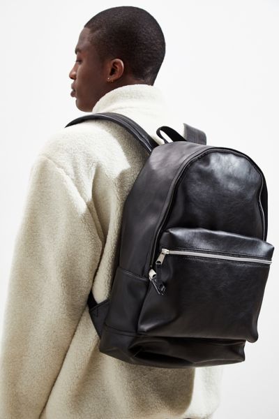 uo faux leather backpack