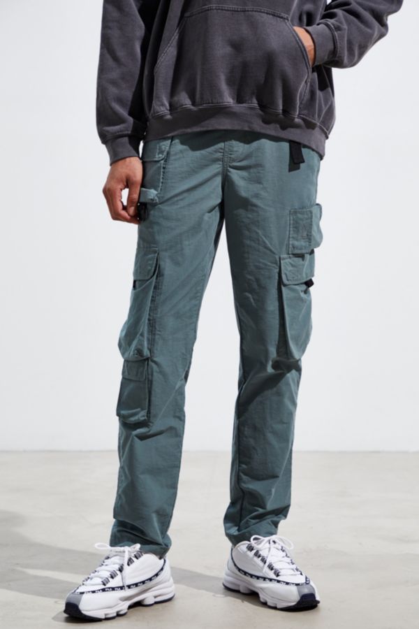 blue skinny cargo pants