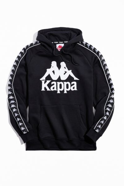 kappa hoodie mens black