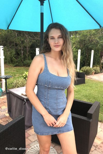 blue denim dress