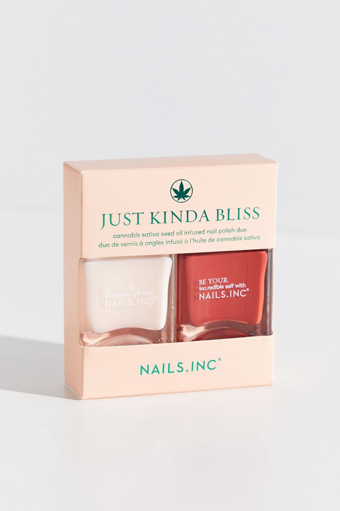 Nails inc. Just Kinda Bliss Hemp Nail Polish Duo Urban Outfitters