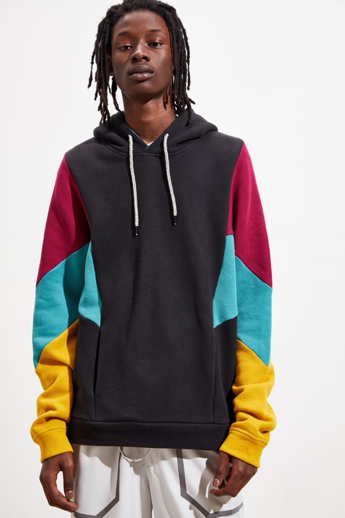 UO Bicin Colorblock Hoodie Sweatshirt | Urban Outfitters