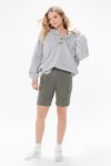 UO Heather Oversized Henley Top | Urban Outfitters