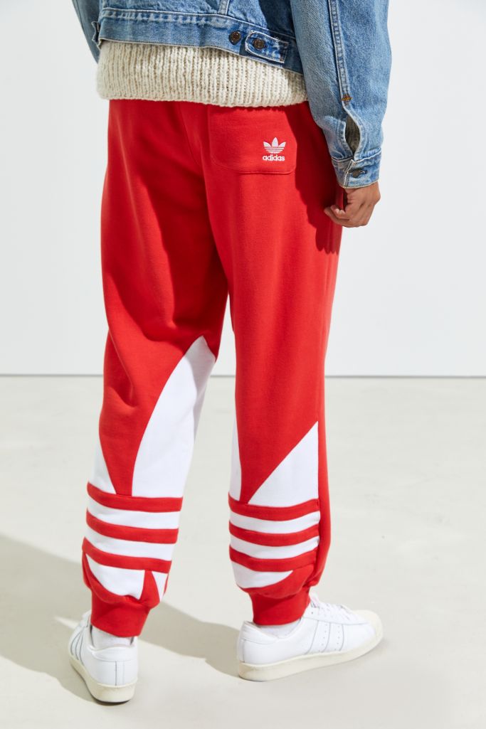 trefoil linear sweatpants