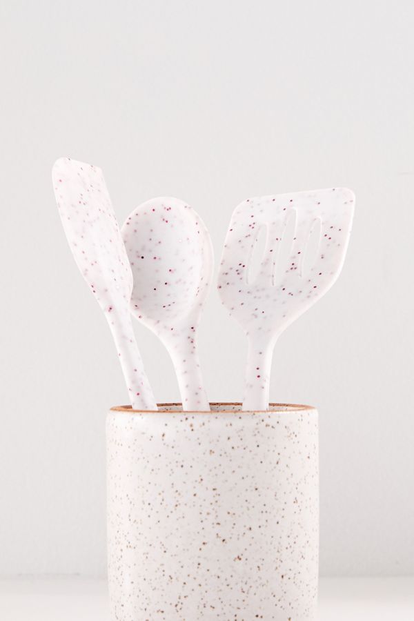 Mini Glitter Silicone Utensil Set Urban Outfitters