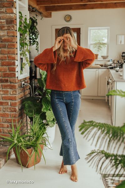 mid rise crop flare jeans