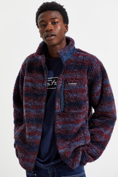 columbia patterned fleece