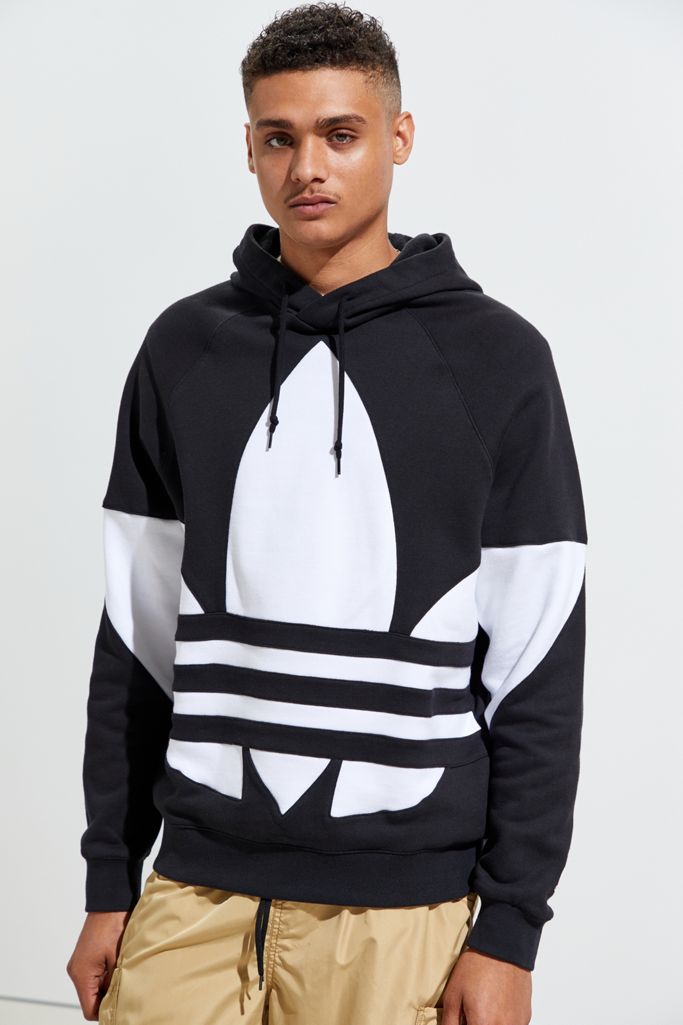 adidas Big Trefoil Hoodie Sweatshirt | Urban Outfitters