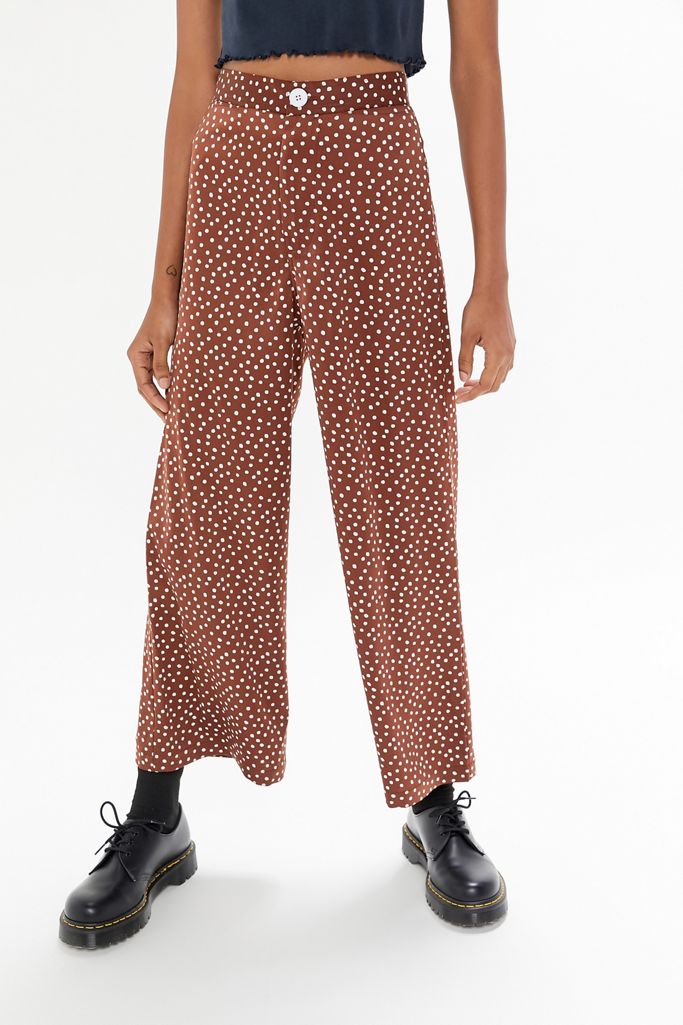 UO Olympia Printed Wide Leg Pant | Urban Outfitters