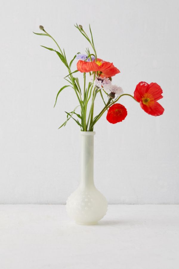 Milk Glass Hobnail Vase Urban Outfitters Canada