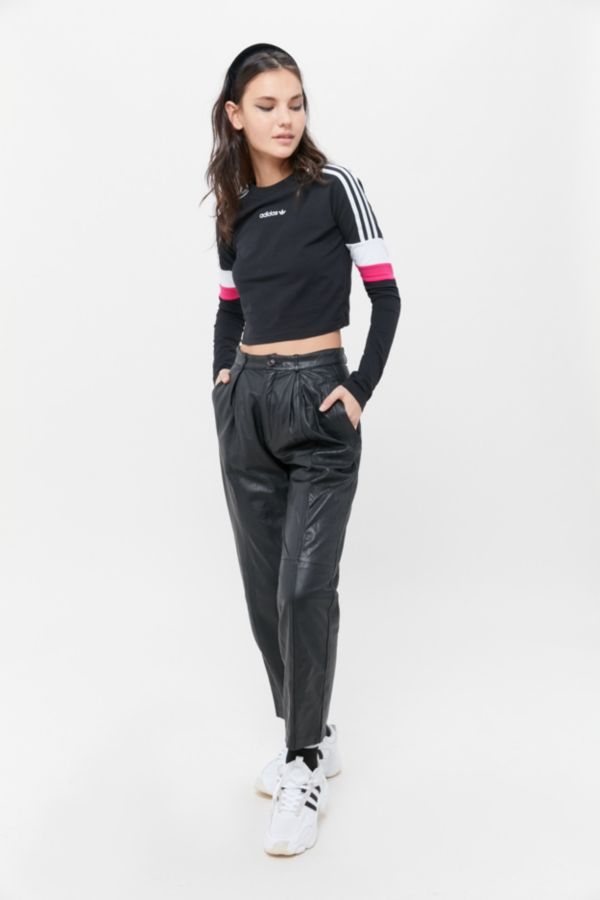 adidas Cropped Long Sleeve Tee | Urban Outfitters Canada