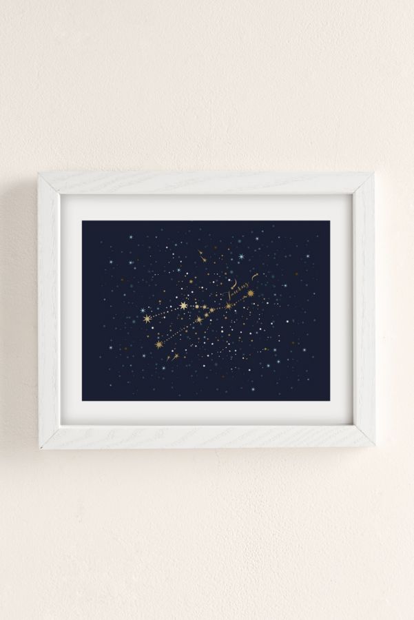 Slide View: 2: Iveta Abolina Star Constellations Taurus Art Print