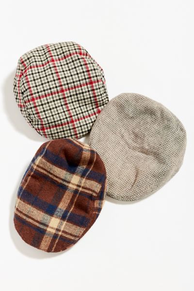 plaid cabbie hat